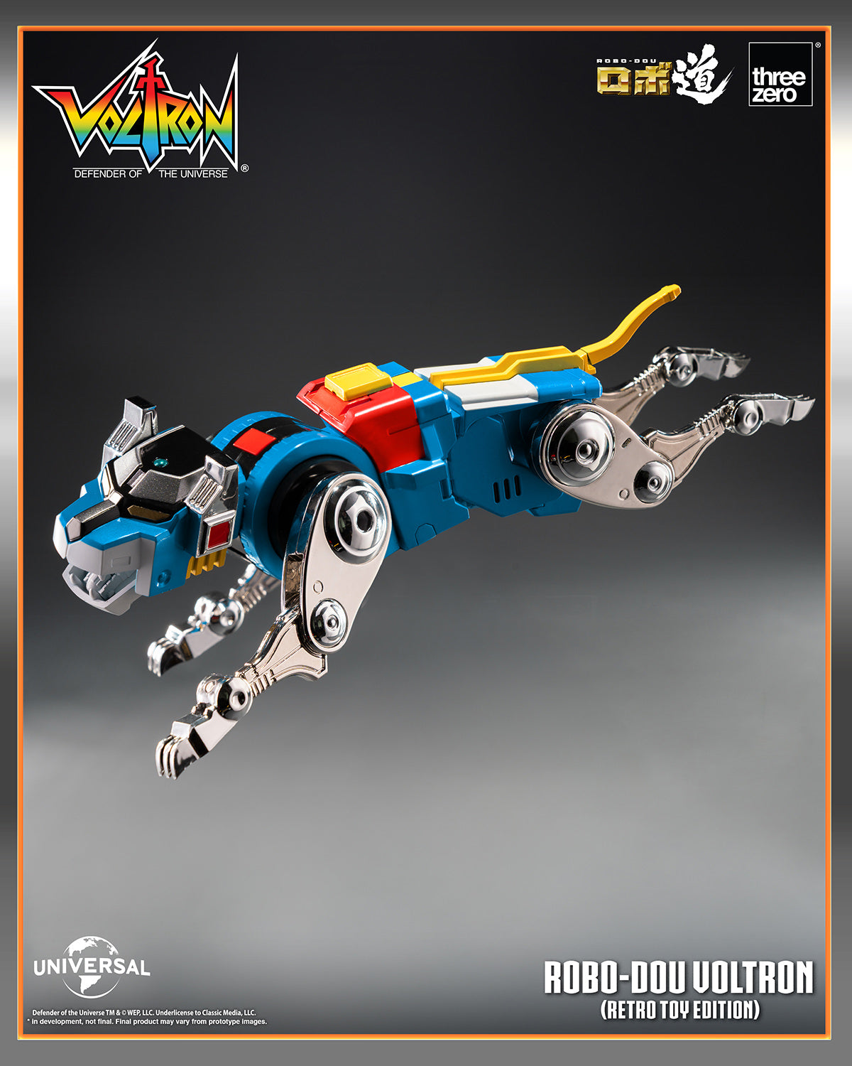 (Pre-Order) ROBO-DOU Voltron (Retro Toy Edition) THREEZERO