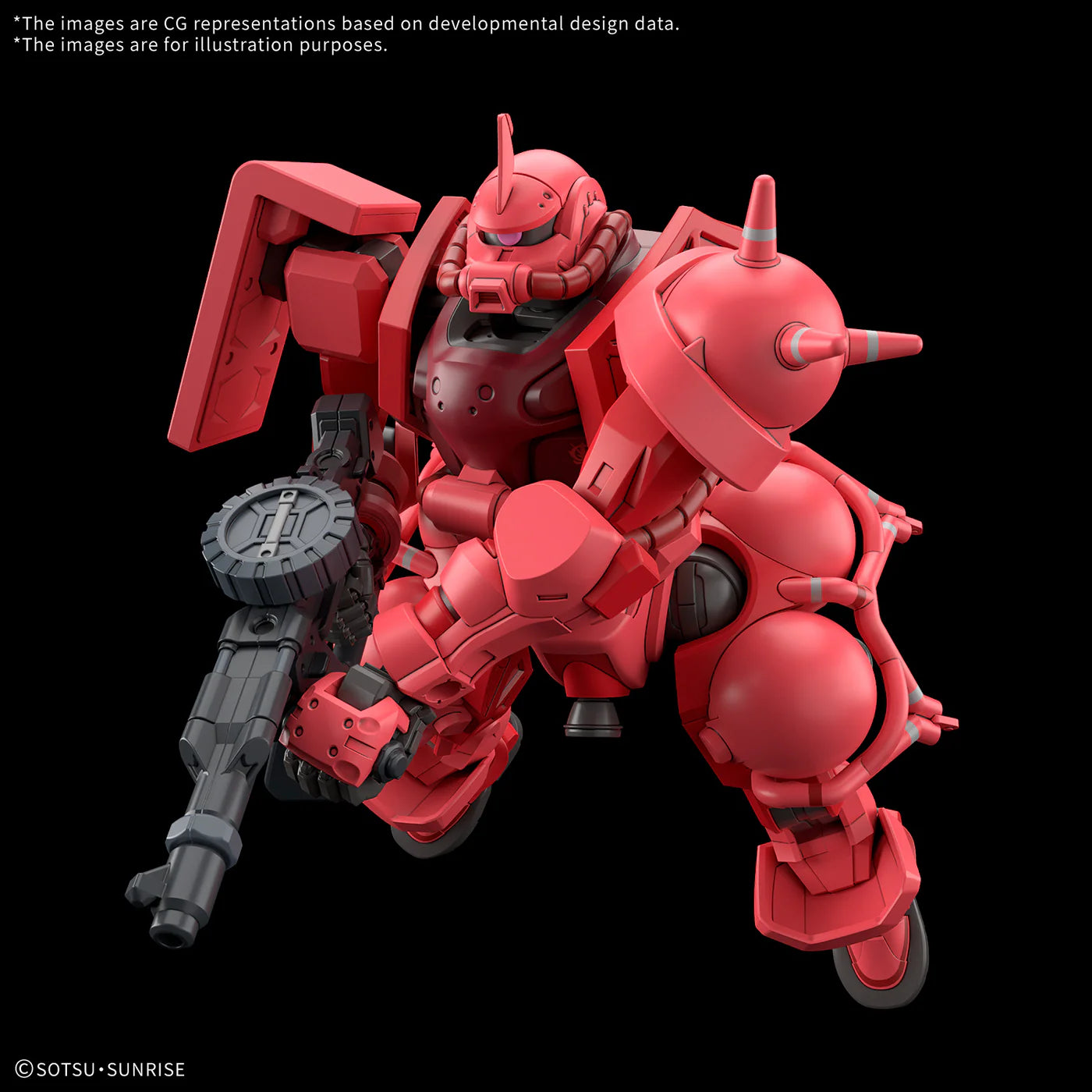 CHAR'S ZAKU(GQ) HG 1/144