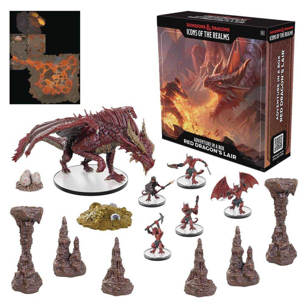 Dungeons & Dragons Icons Realms Adventure In A Box Red Dragons Lair