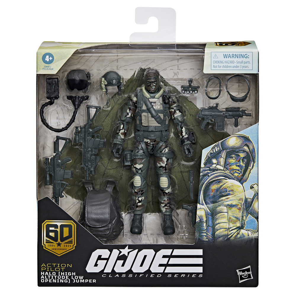 G.I. Joe Classified Ser 6in Action Pilot Halo Jumper Deluxe Action Figure