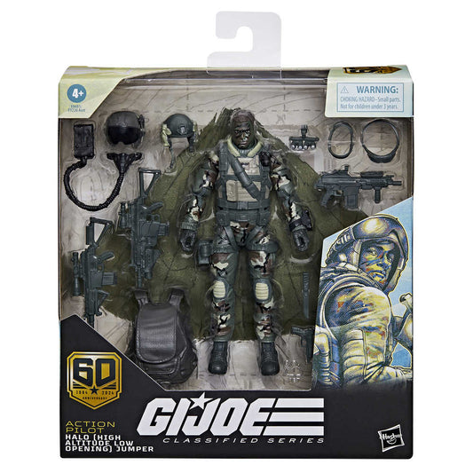G.I. Joe Classified Ser 6in Action Pilot Halo Jumper Deluxe Action Figure