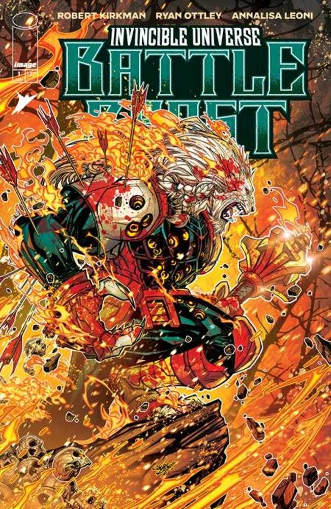 Invincible Universe Battle Beast #1 Cover G 1 in 100 Jonboy Meyers Foil Variant