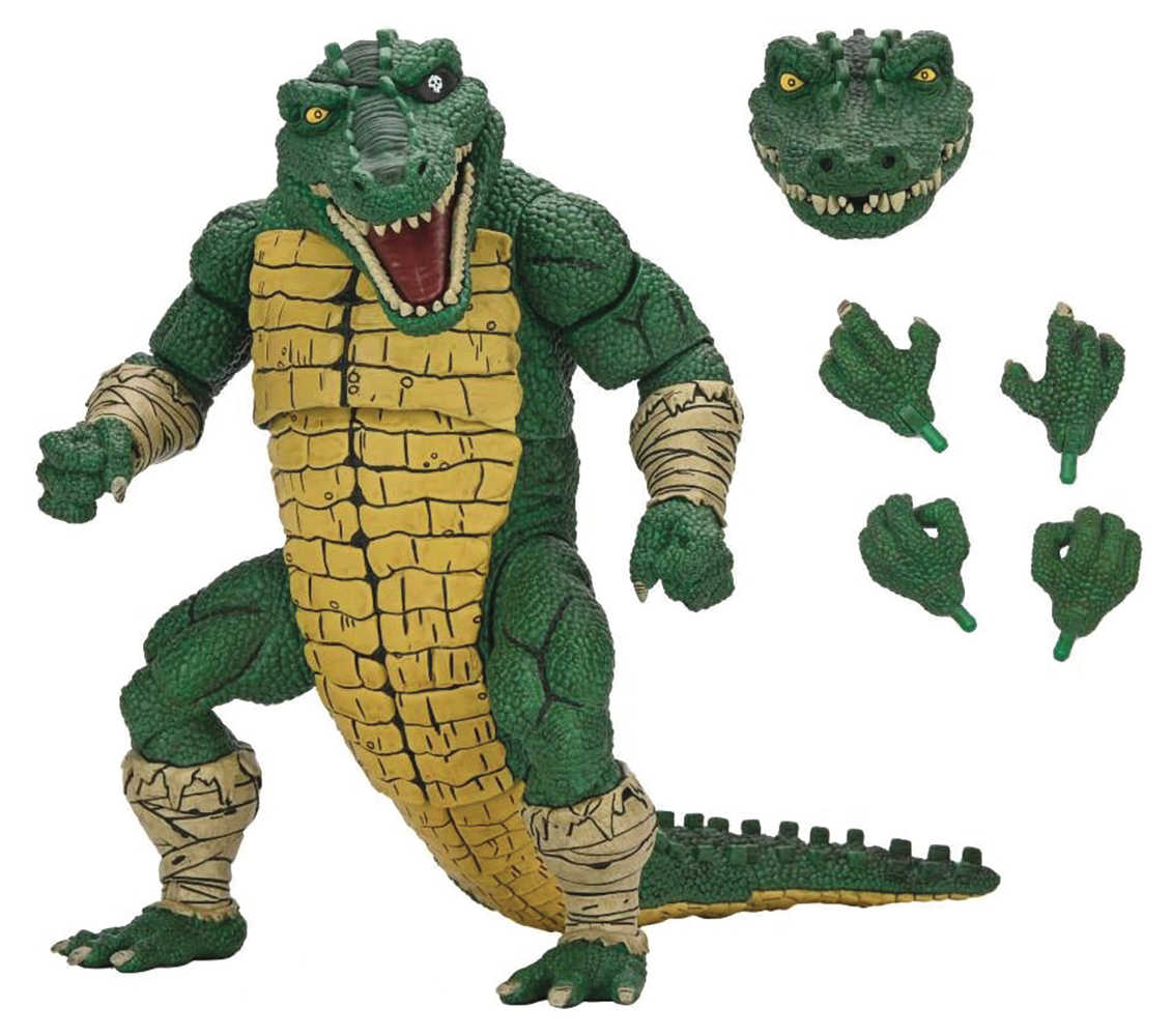 Teenage Mutant Ninja Turtles Mirage Comics Deluxe Leatherhead 7in Action Figure