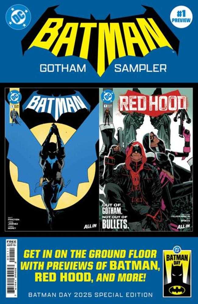 Batman Day 2025 Bundles Of 25 Batman Gotham Sampler