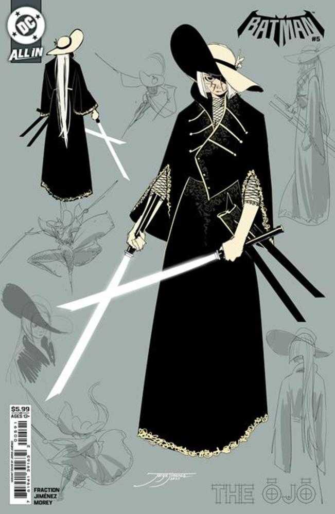 Batman #5 Cover G Jorge Jimenez The Ojo Design Card Stock Variant