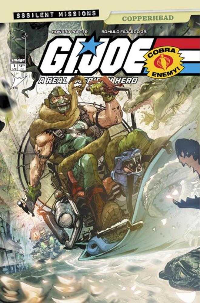 G.I. Joe A Real American Hero Sssilent Missions Copperhead #1 (One Shot) Cover A Howard Porter & Romulo Fajardo Jr