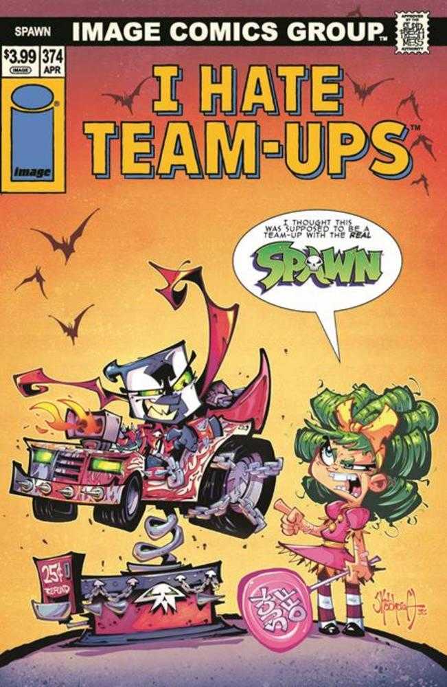 Spawn #374 Cover C Rob Duenas I Hate Fairyland Team Up Variant
