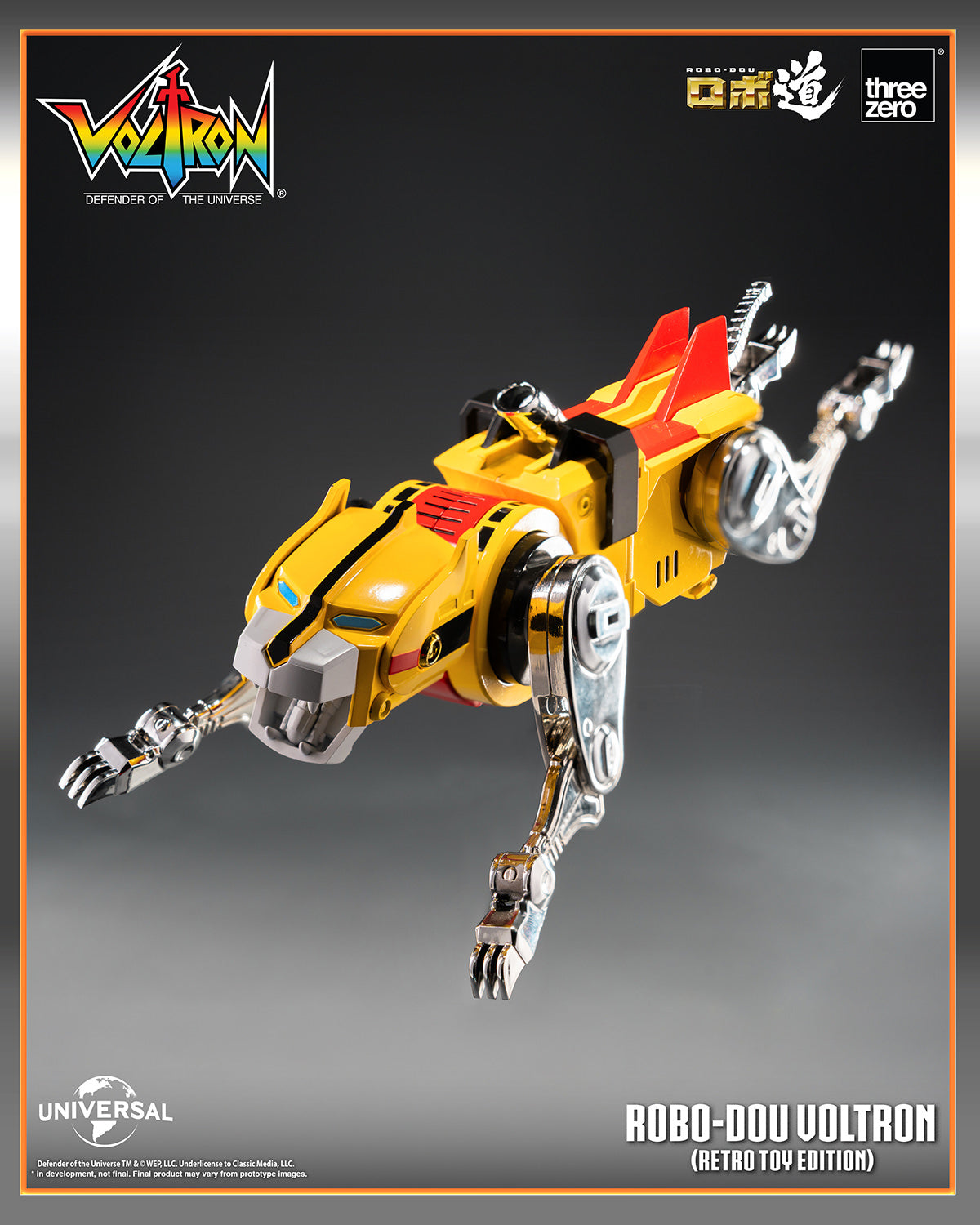 (Pre-Order) ROBO-DOU Voltron (Retro Toy Edition) THREEZERO