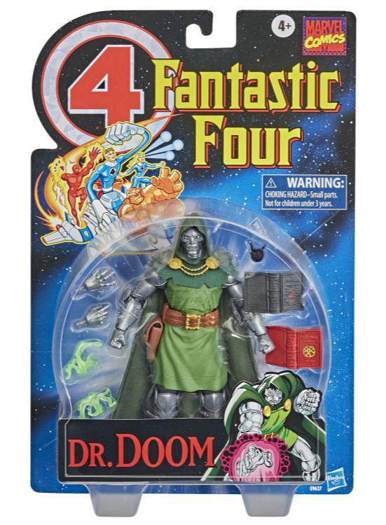 FANTASTIC FOUR VINTAGE DR DOOM VARIANT 6IN AF