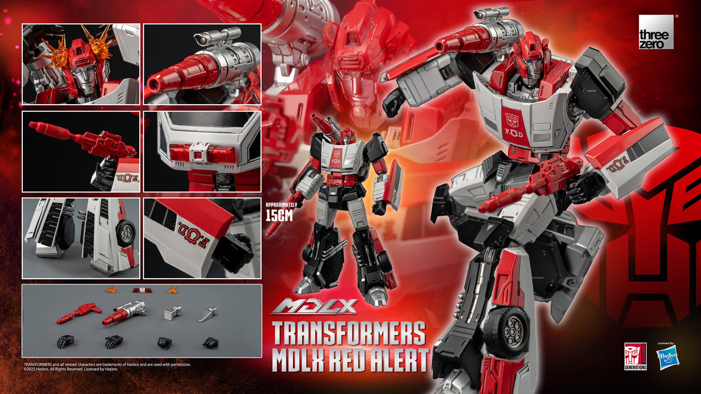 (Pre-Order) Red Alert MDLX Action Figure by threezero