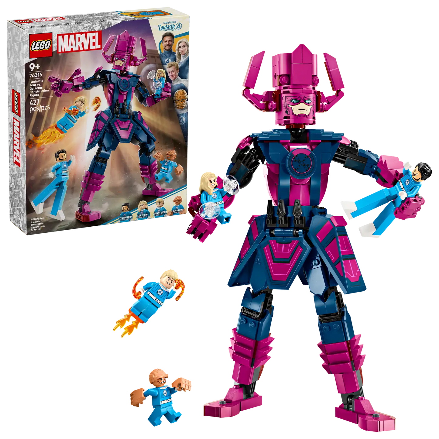 Fantastic Four vs. Galactus Construction Figure