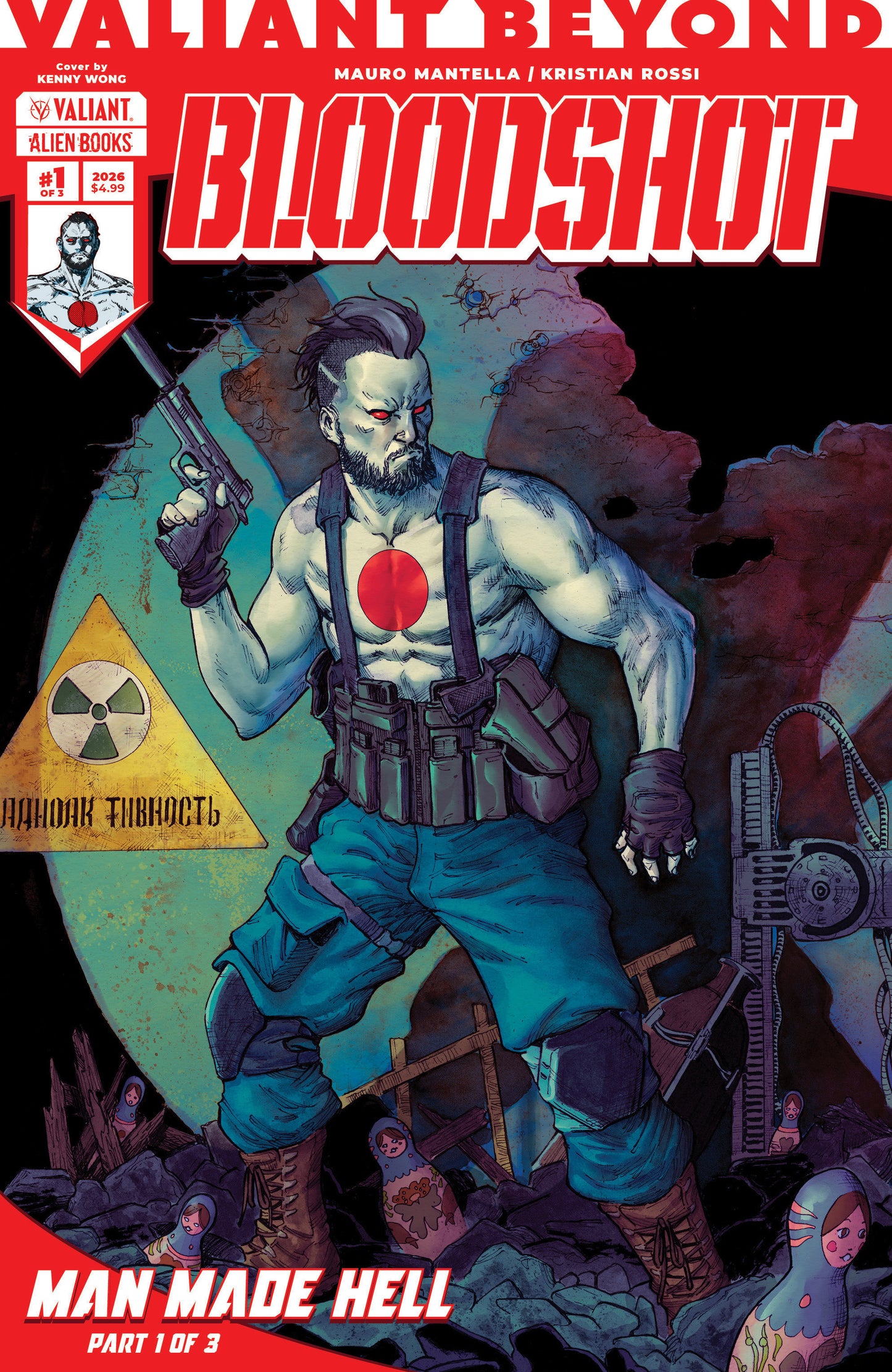 Valiant Beyond: Bloodshot #4 Man Made Hell #1 Cover A (Wong)