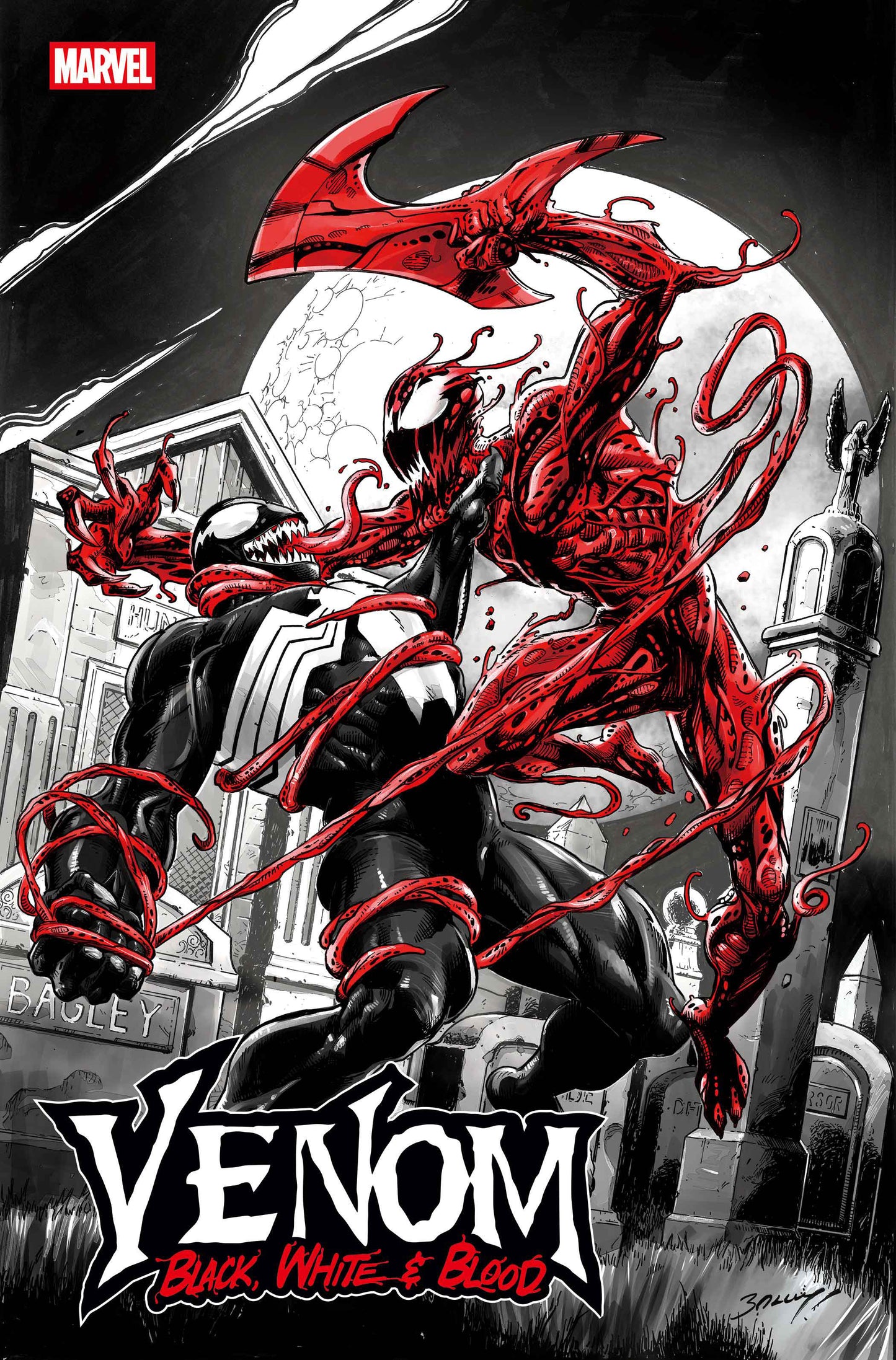 Venom: Black, White & Blood #1 Mark Bagley Variant