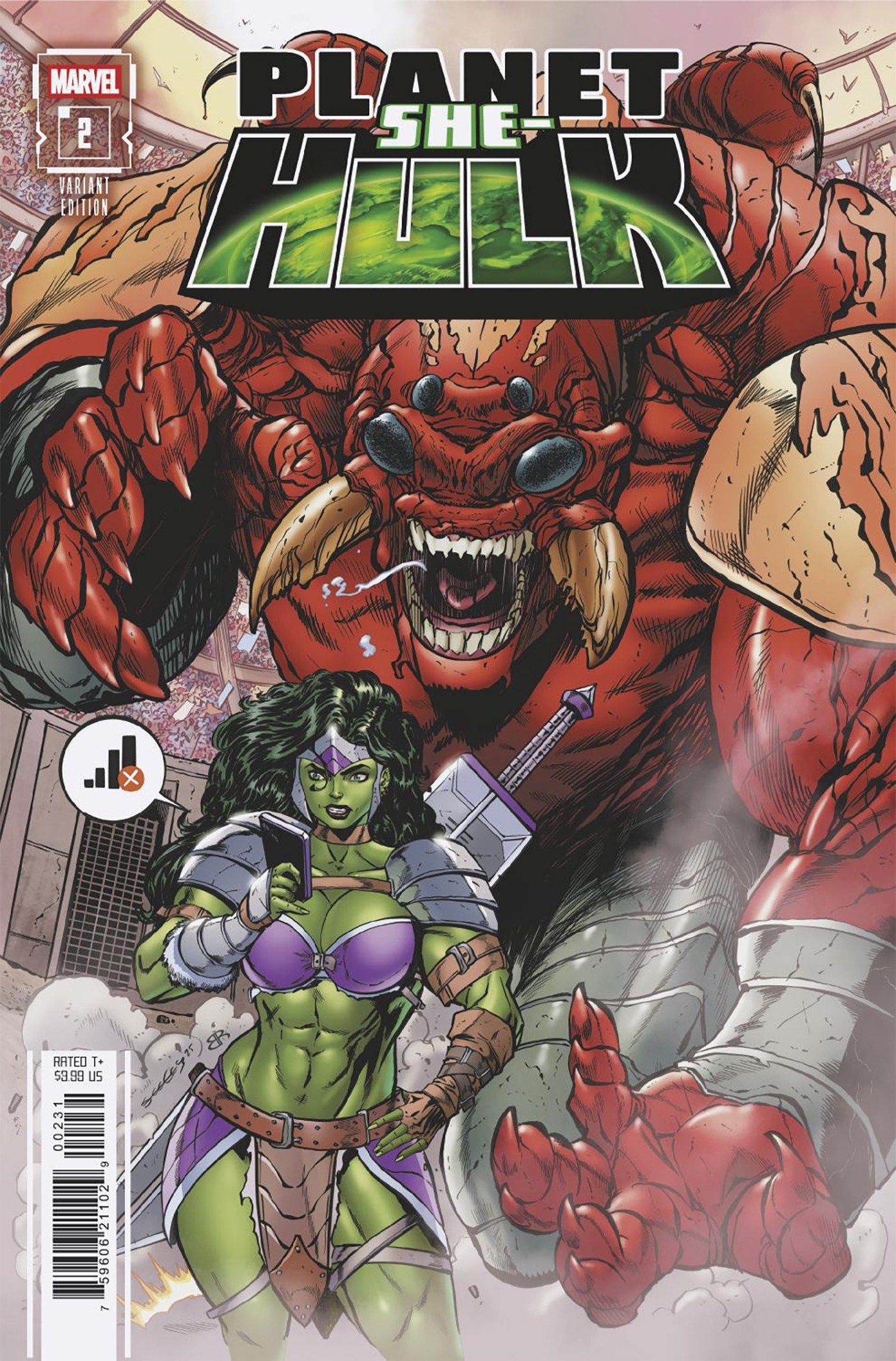 Planet She Hulk #2 Tim Seeley Variant