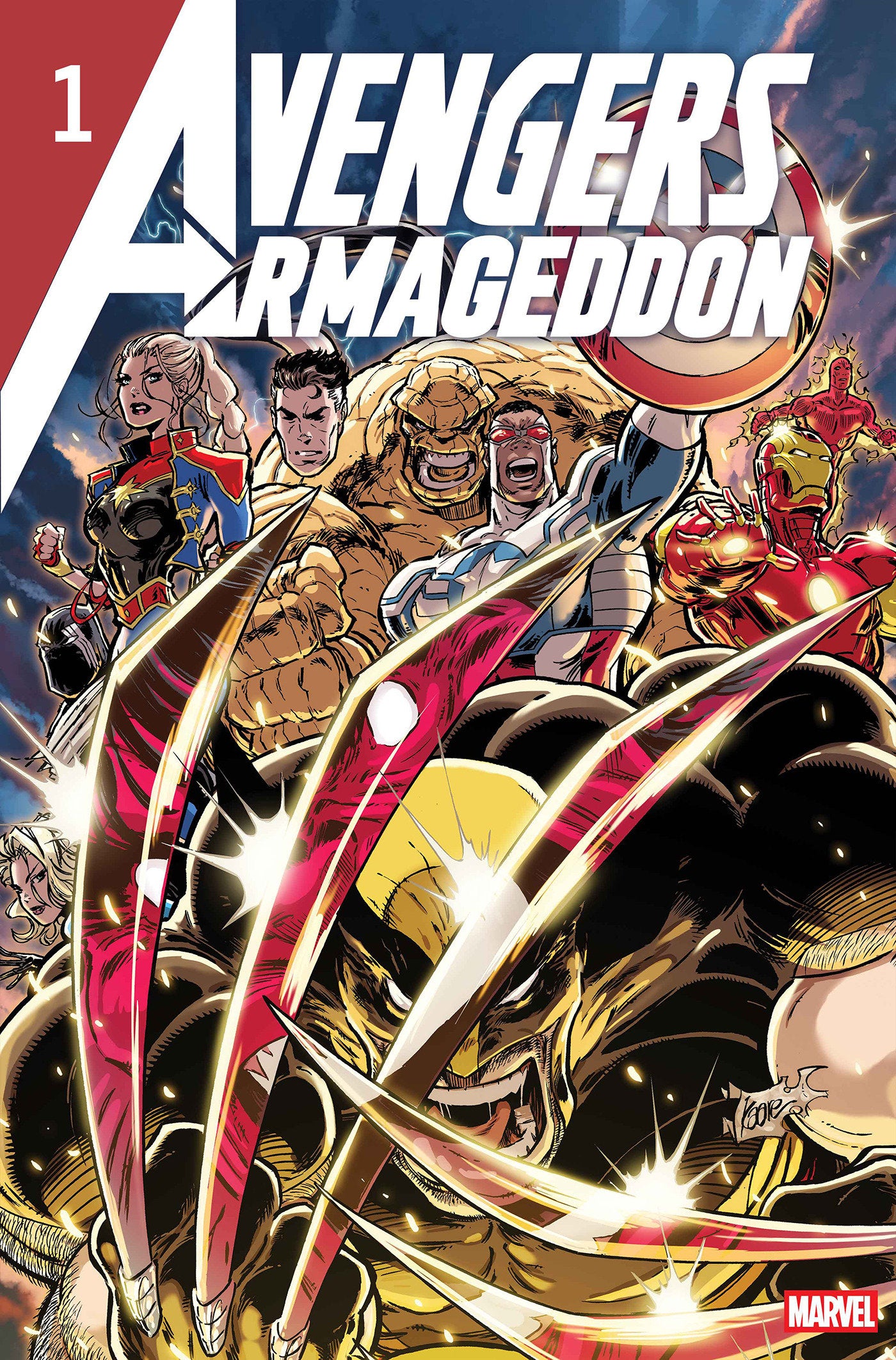 プロモ付Avengers Armageddon #1 Kaare Andrews Avengers: Armageddon #1 Kaare Andrews Foil Variant – Rocket Comics