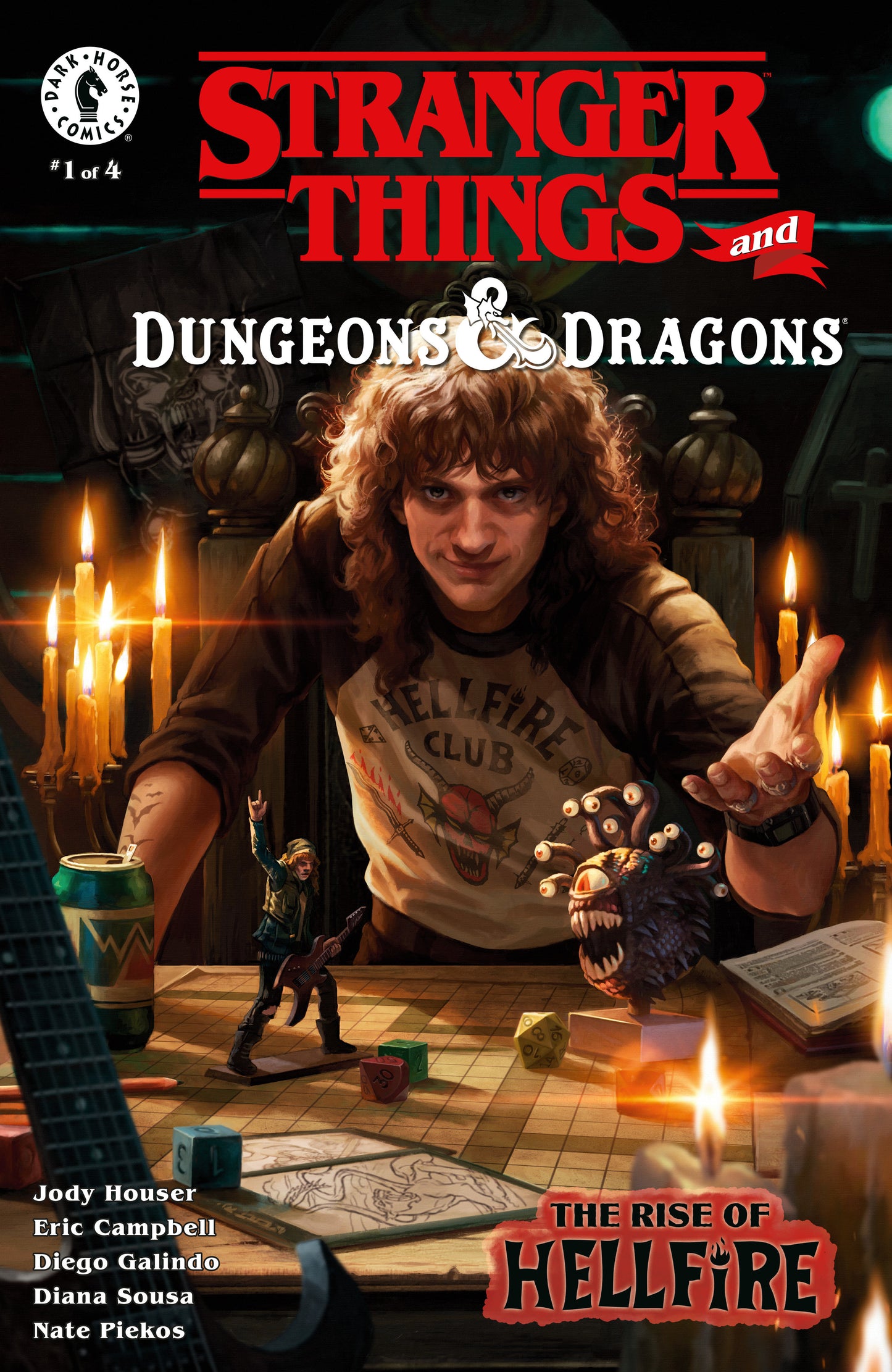 Stranger Things Dungeons & Dragons Rise Of Hellfire #1 Cover A Villanueve