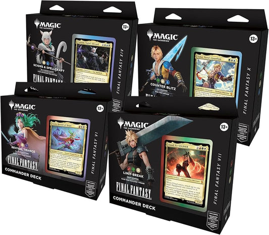 Magic: The Gathering® FINAL FANTASY Commander Deck (Includes All 4 Decks)