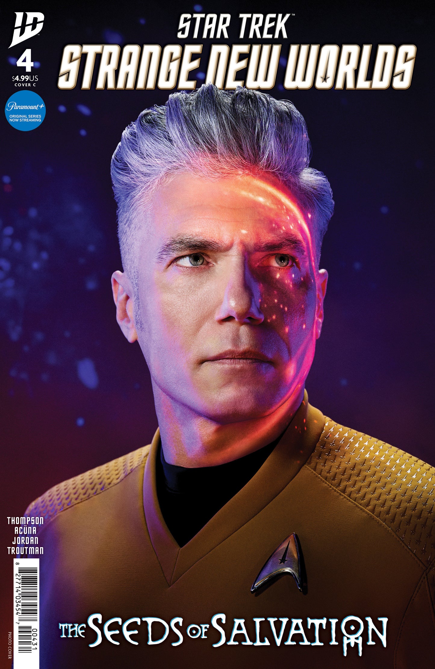 Star Trek: Strange New Worlds The Seeds Of Salvation #4 Variant C (Photo Variant)