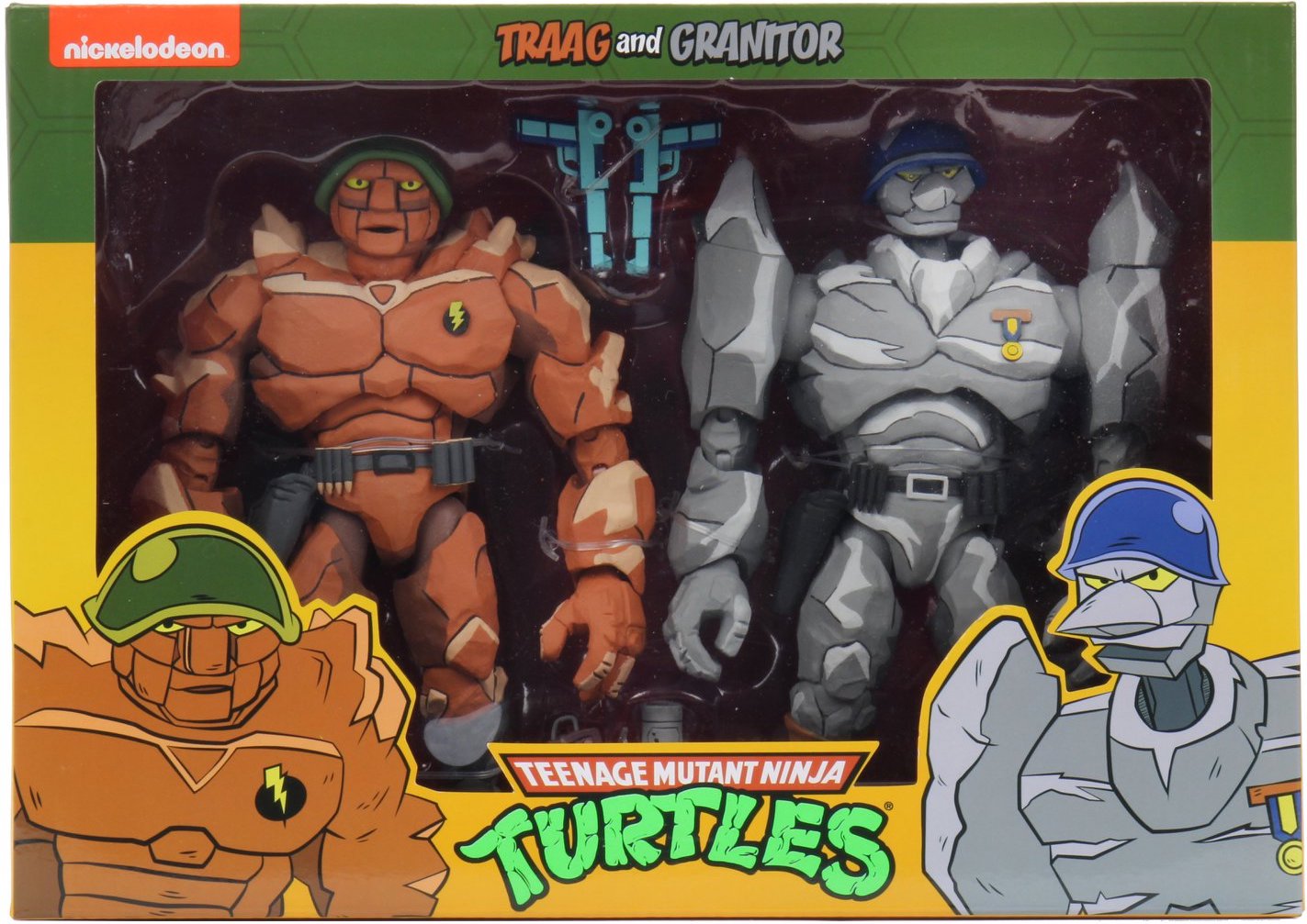 Teenage Mutant Ninja Turtles NECA Traag and Granitor