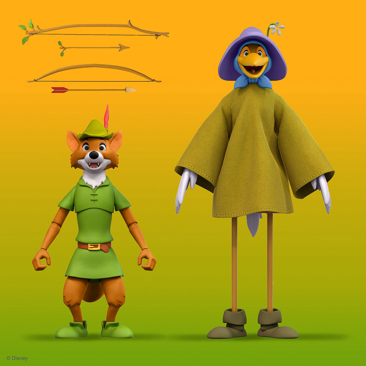 DISNEY ULTIMATES WV2 ROBIN HOOD ROBIN HOOD STORK COSTUME AF