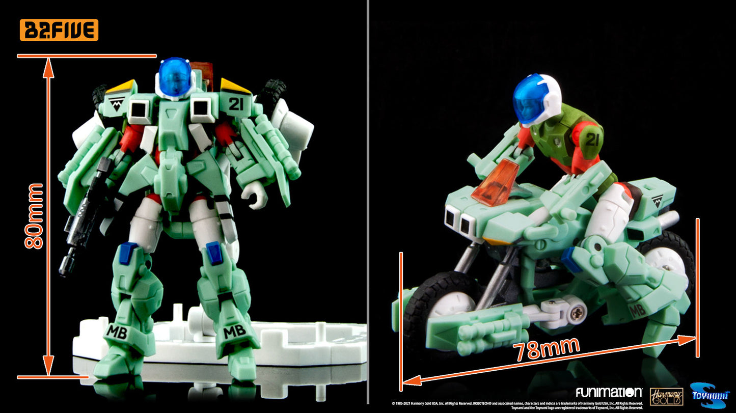 B2FIVE ROBOTECH RAND VR-052T BATTLER CYCLONE 1/28 FIG (Net)