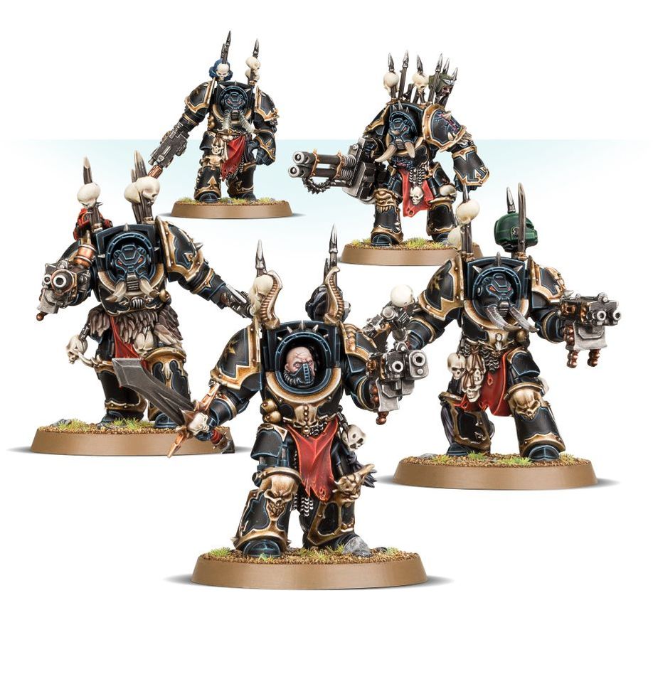 Chaos Space Marines:Chaos Terminator Squad