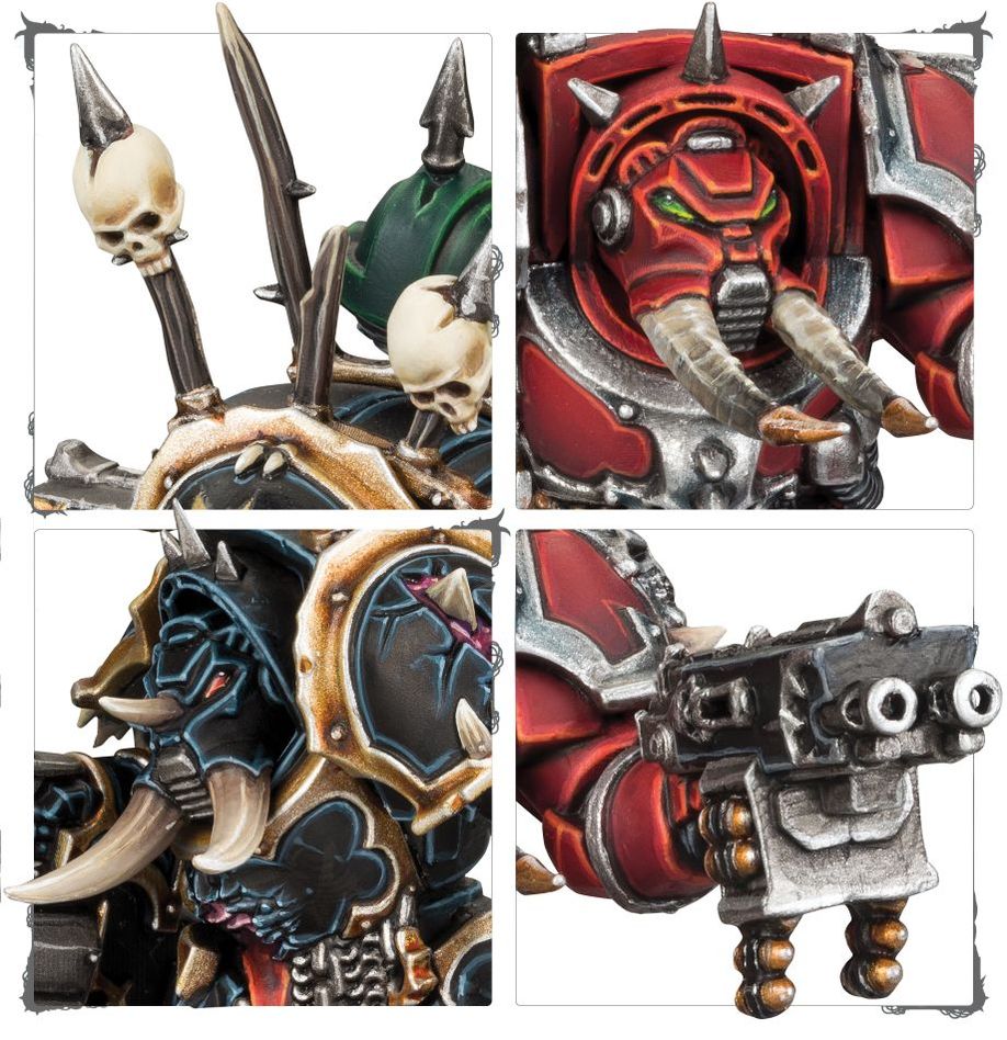 Chaos Space Marines:Chaos Terminator Squad