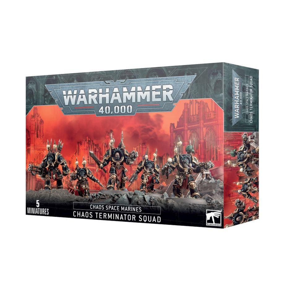 Chaos Space Marines:Chaos Terminator Squad