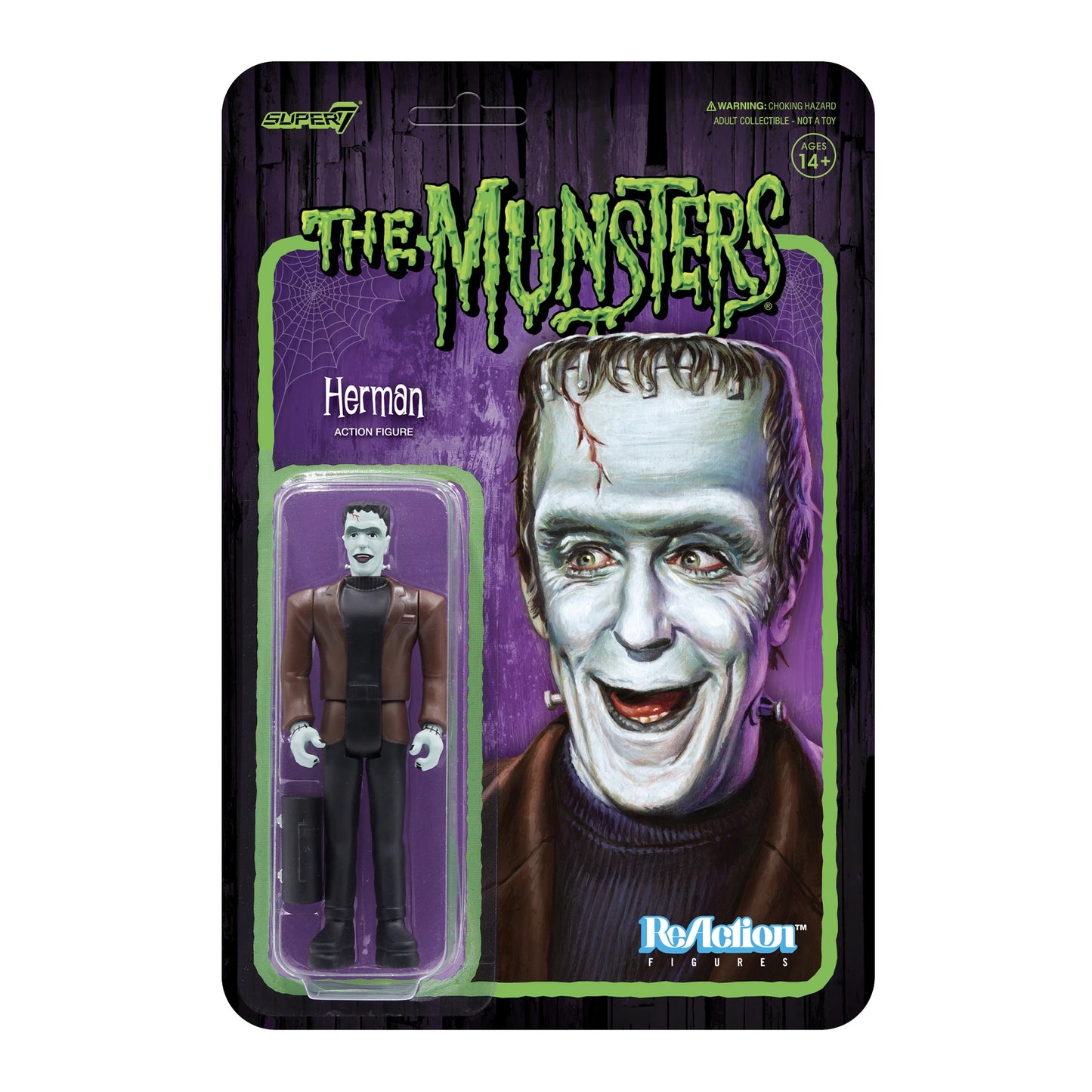 MUNSTERS HERMAN MUNSTER REACTION FIGURE