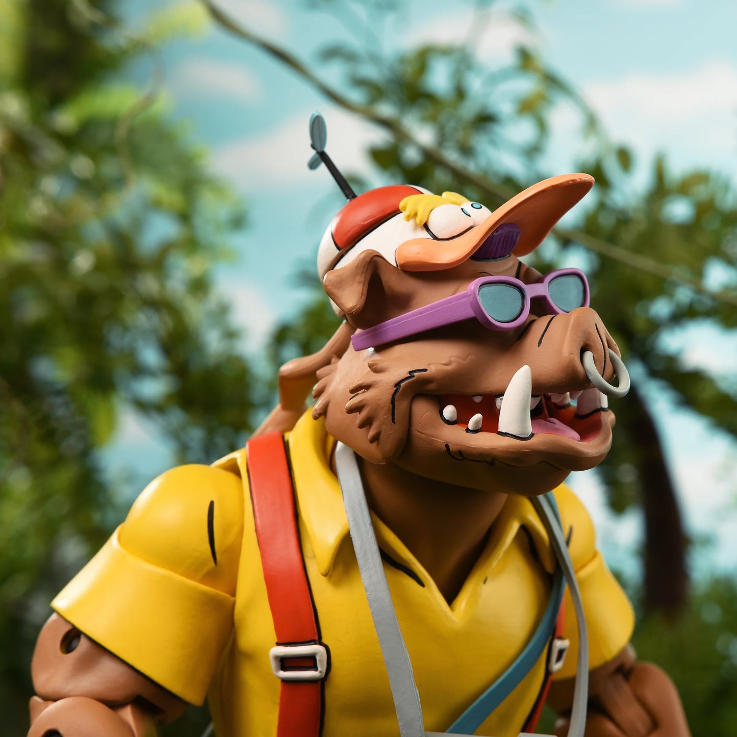 TEENAGE MUTANT NINJA TURTLES (CARTOON) - VACATION BEBOP AND ROCKSTEADY 7" SCALE ACTION FIGURE 2-PACK