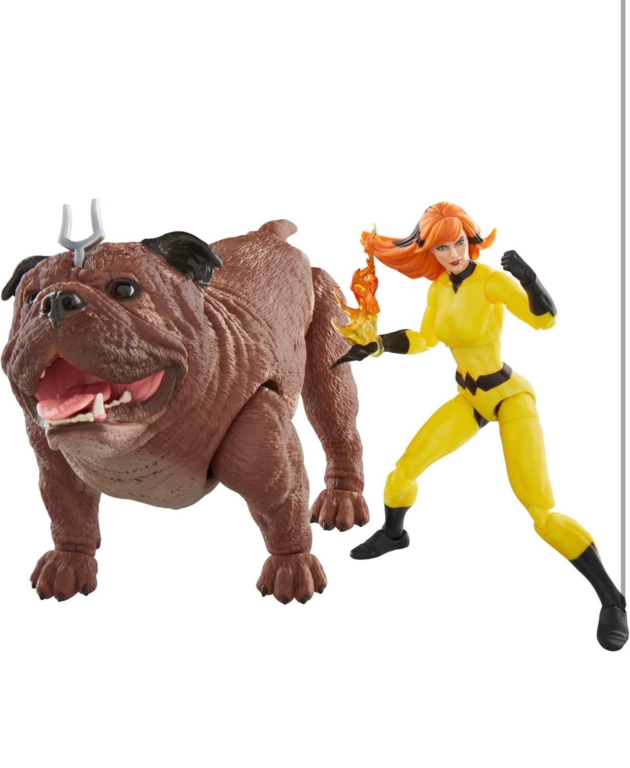 Marvel Legends Inhumans Crystal & Lockjaw 6in Action Figure 2pk