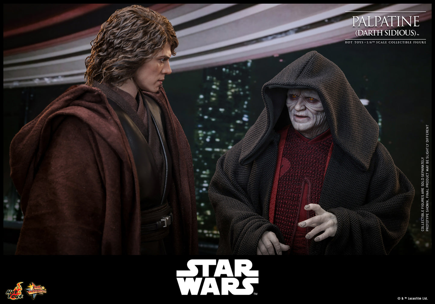 (Pre-Order) Palpatine (Darth Sidious) 1:6 Figure Hot Toy