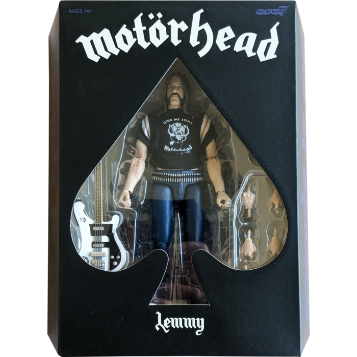 Motorhead Ultimates Wv2 Lemmy 1981 Tour Action Figure