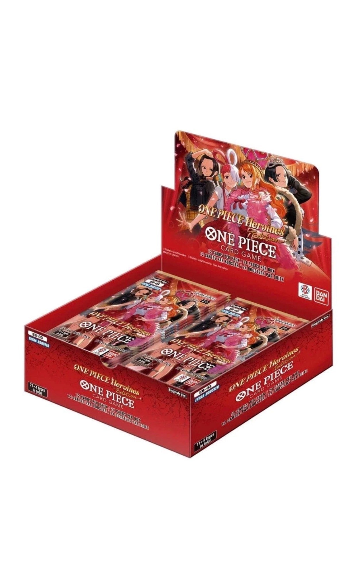 Pre-Order) One Piece - Heroines Edition EB-03 Booster Box (ENGLISH