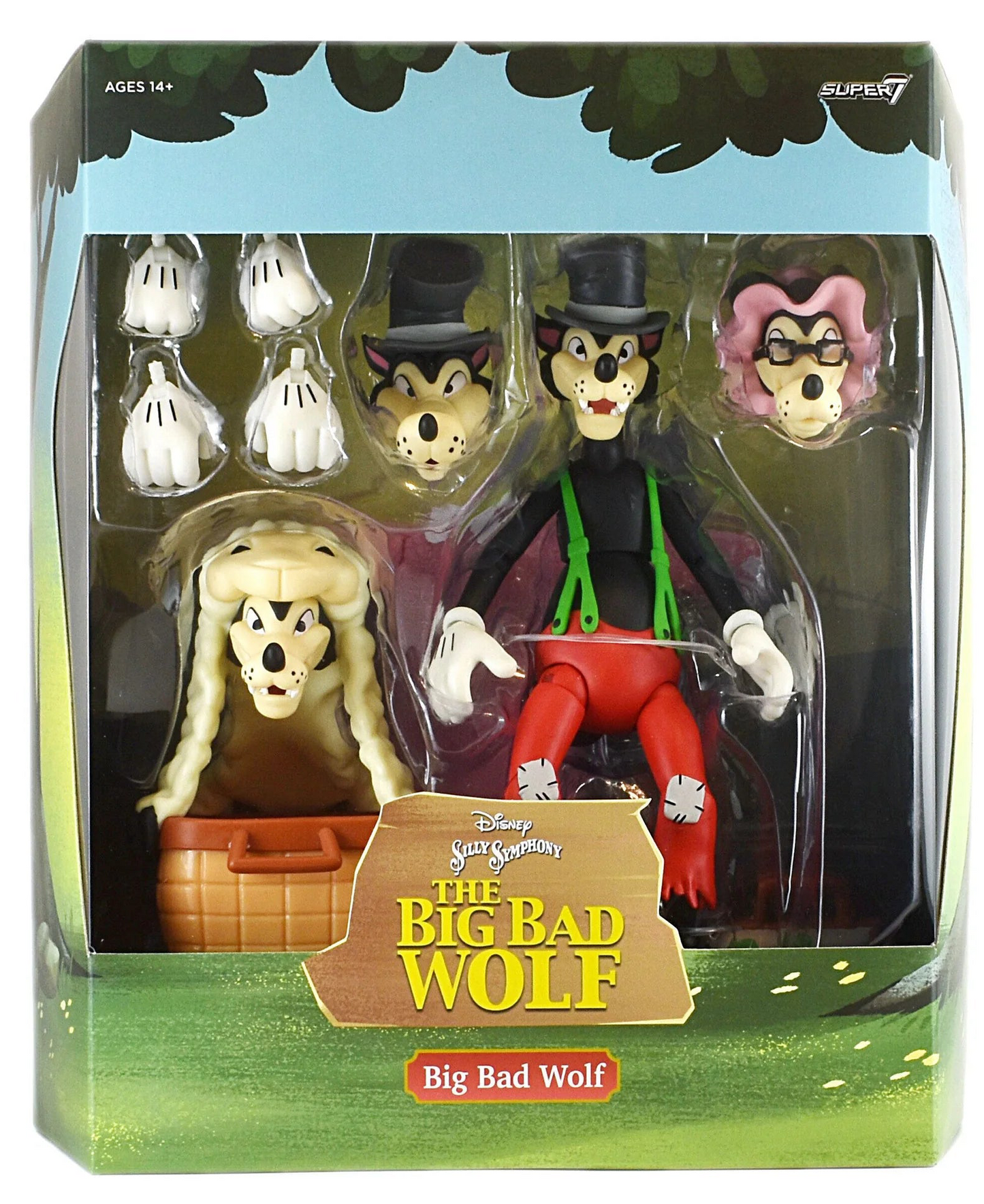 Disney Ultimates W3 Silly Symphony Big Bad Wolf Action Figure