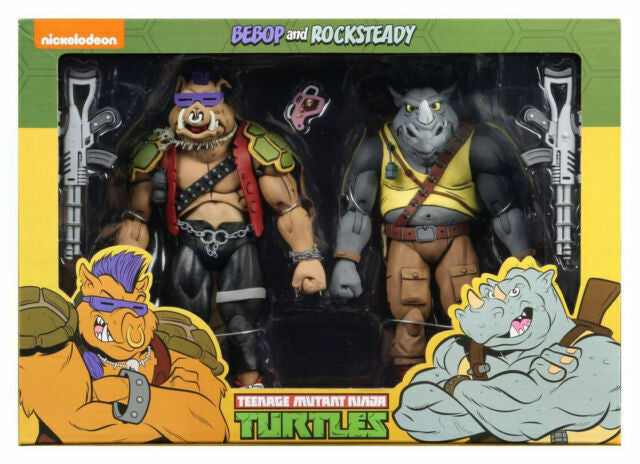 Teenage Mutant Ninja Turtles NECA Bebop and Rocksteady (Cartoon)