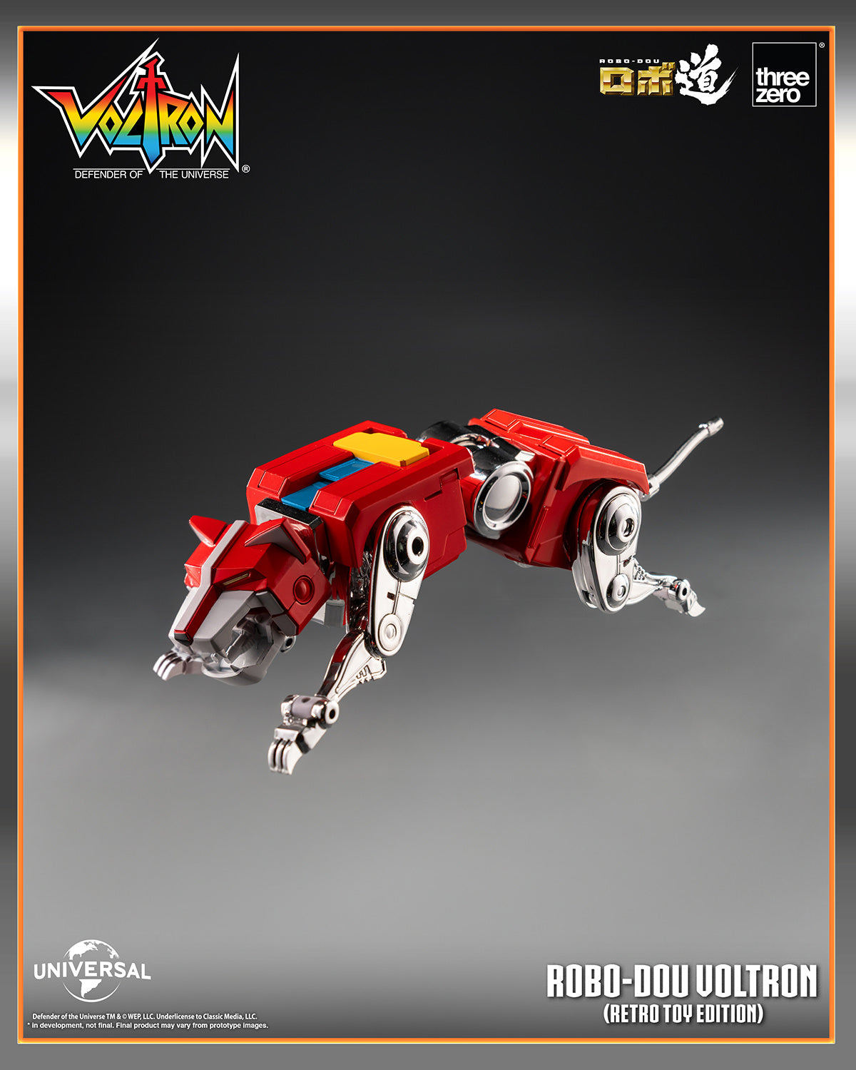 (Pre-Order) ROBO-DOU Voltron (Retro Toy Edition) THREEZERO