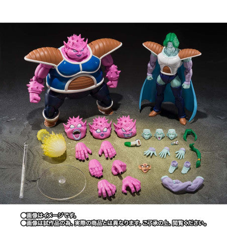S.H.FIGUARTS DODORIA & ZARBON -BARDOCK THE FATHER OF GOKU- DRAGON BALL Z ACTION FIGURE