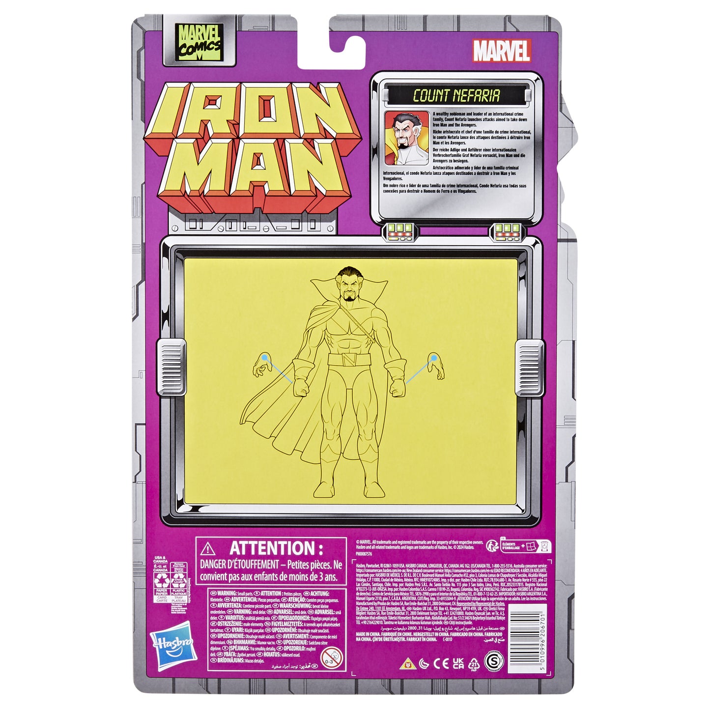 IRON MAN LEGENDS RETRO 6IN COUNT NEFARIA AF