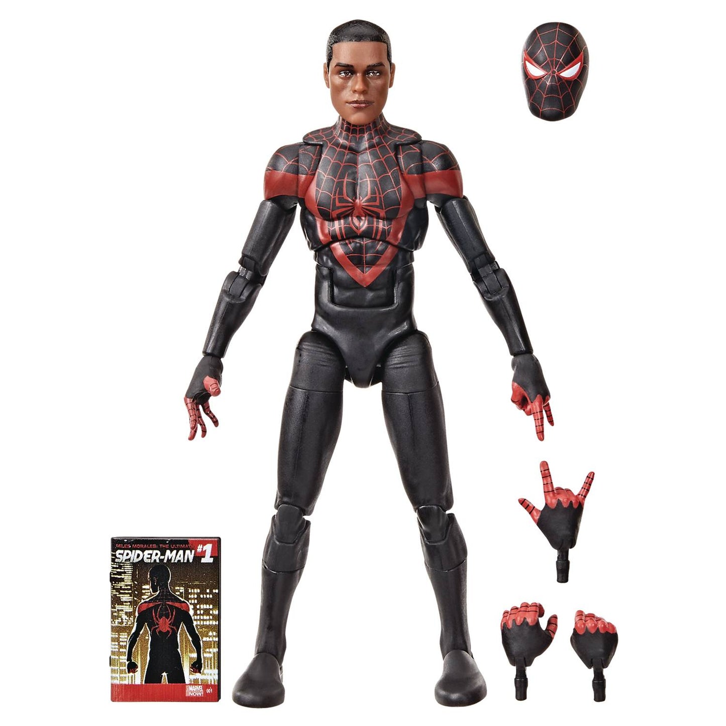 MARVEL LEGENDS 6IN ULT SPIDER-MAN #1 MILES MORALES AF