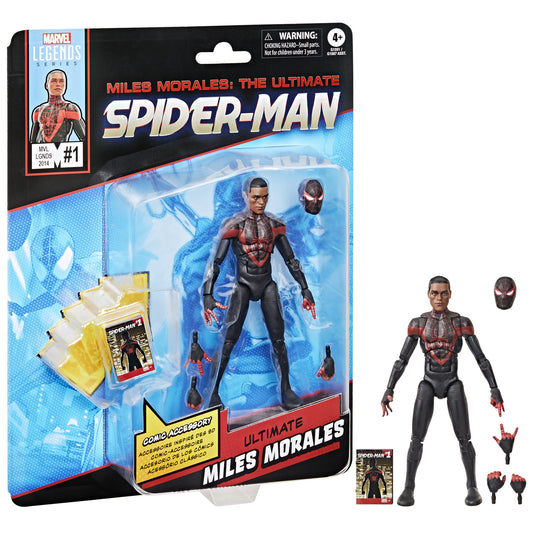 MARVEL LEGENDS 6IN ULT SPIDER-MAN #1 MILES MORALES AF