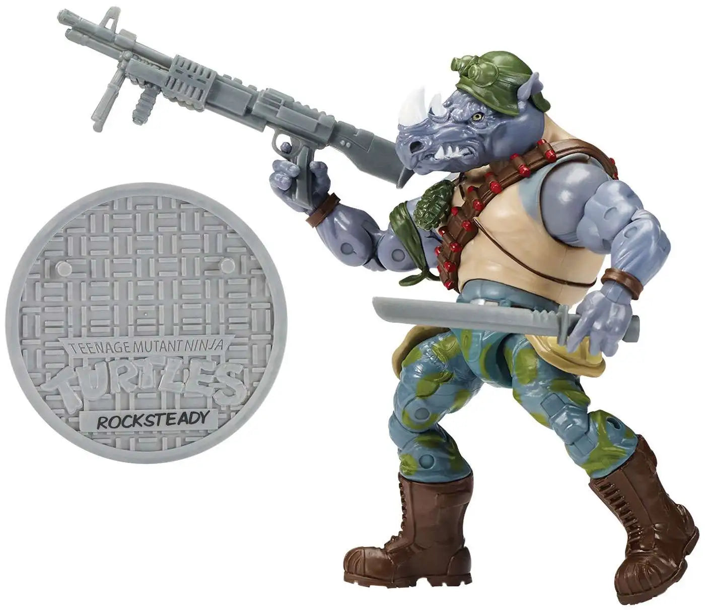 Teenage Mutant Ninja Turtles TMNT Classics Leonardo vs. Rocksteady Action Figure 2-Pack