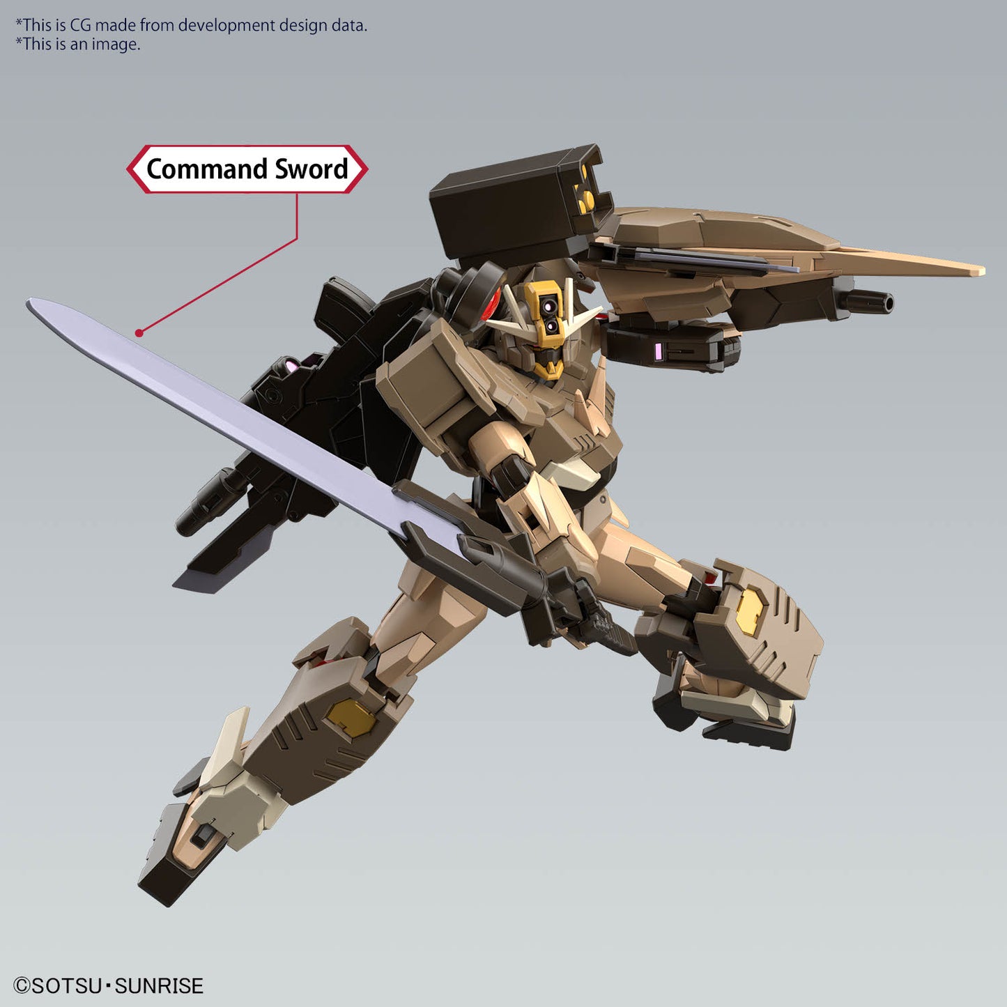 Gundam 00 Command Qant Desert Type Hg 1/144 Model Kit