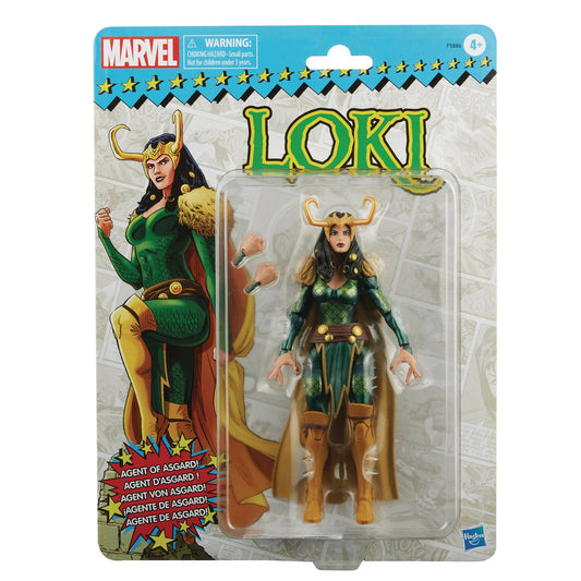 MARVEL LEGENDS RETRO 6IN LOKI AGENT OF ASGARD AF CS (Net) (C