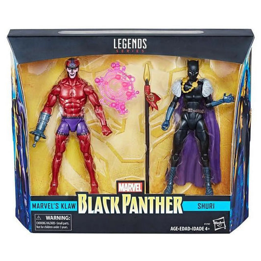 Black Panther Marvel Legends Shuri and Klaw 6-Inch Action Figures - Toys R Us Exclusive