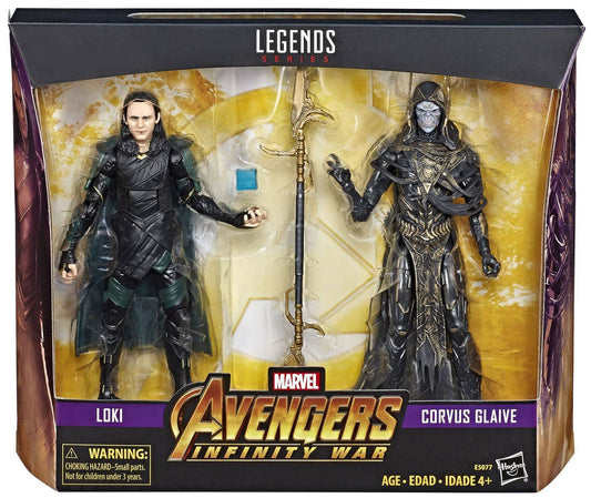 Marvel Legends Series Avengers: Infinity War Loki & Corvus Glaive 2-Pack