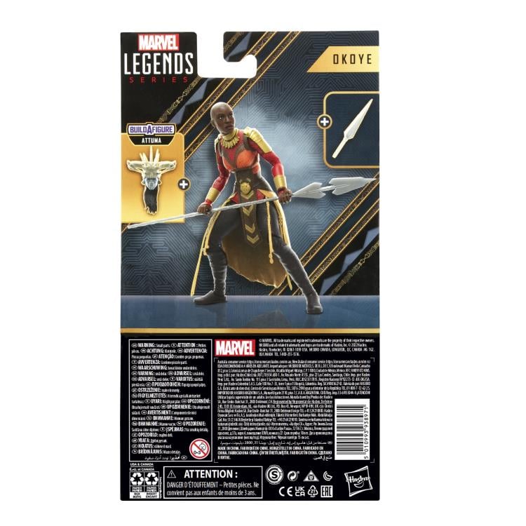 Black Panther: Wakanda Forever Marvel Legends Okoye Action Figure (Attuma BAF)