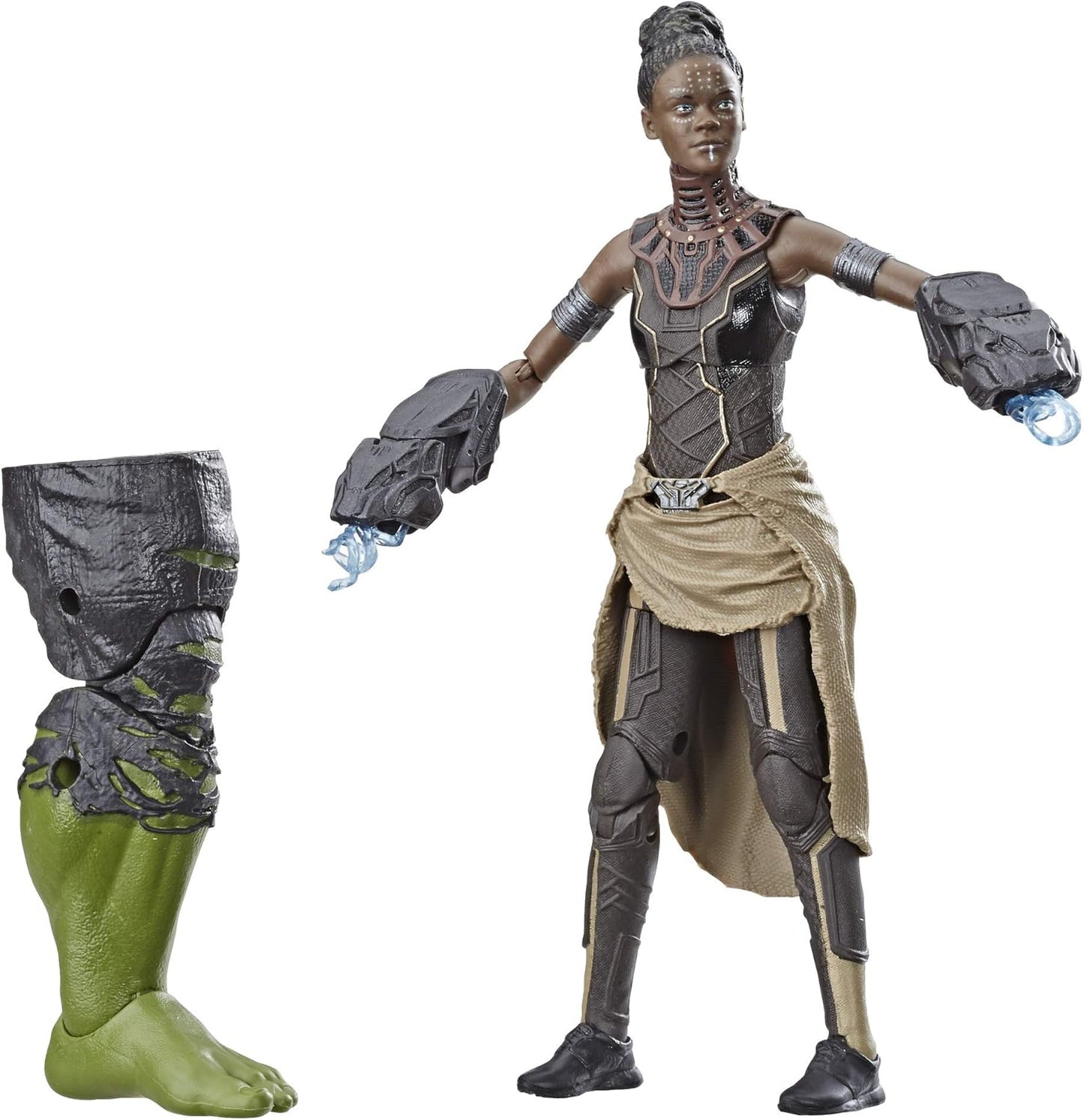 Marvel Legends Series Black Panther Shuri 6" Collectible Action Figure Toy for Ages 6 & Up with Accessories & Build-A-Figure Hulk