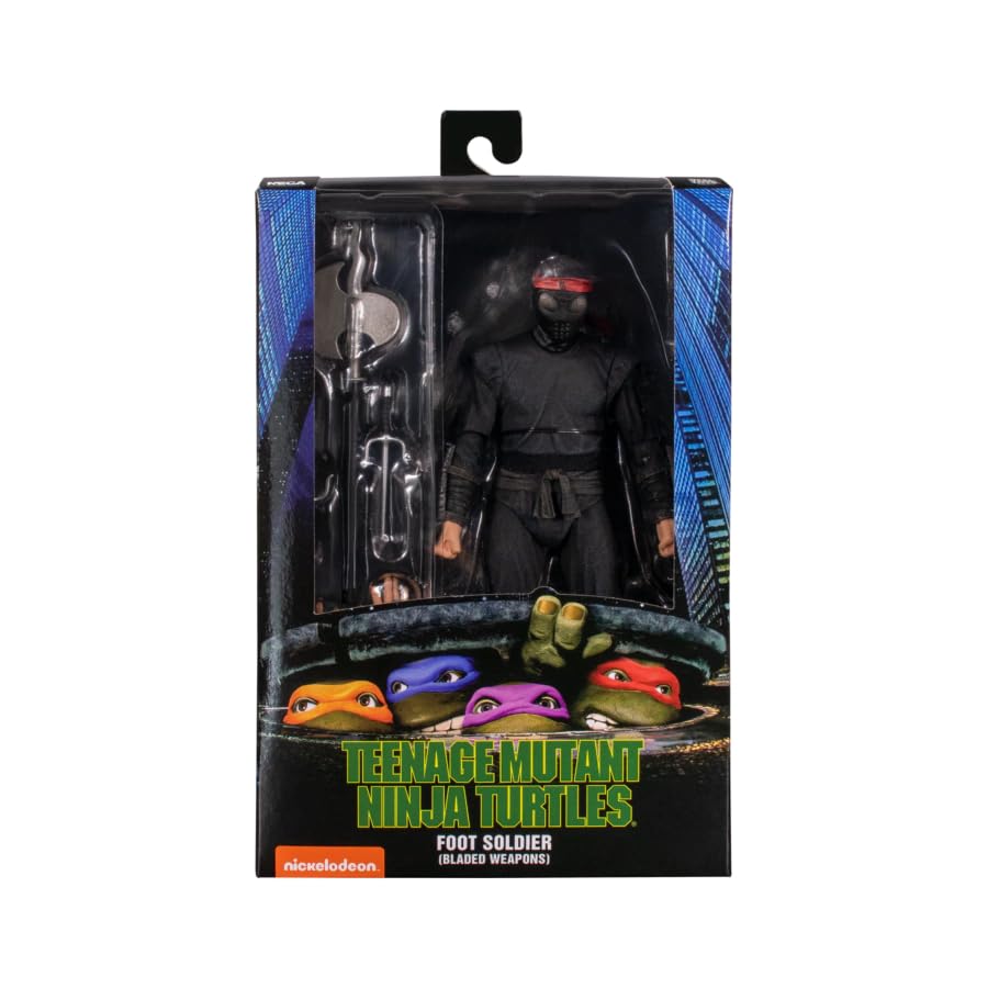 NECA Teenage Mutant Ninja Turtles Foot Soldier Gamestop Exclusive Bladed Weapons