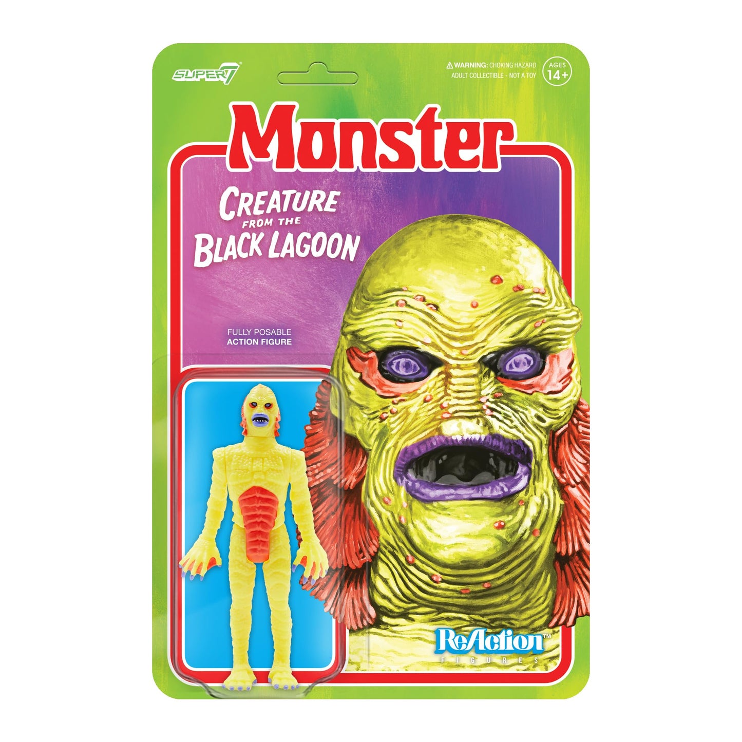 Super7 Universal Monsters Creature from The Black Lagoon (Costume Colors) - 3.75 in Scale Reaction Figure